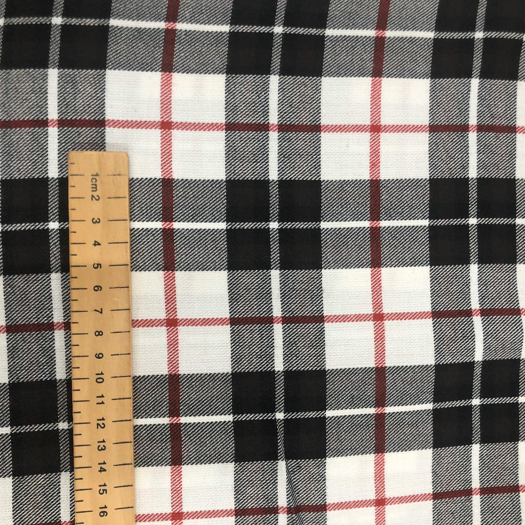 Black, Red and White Tartans